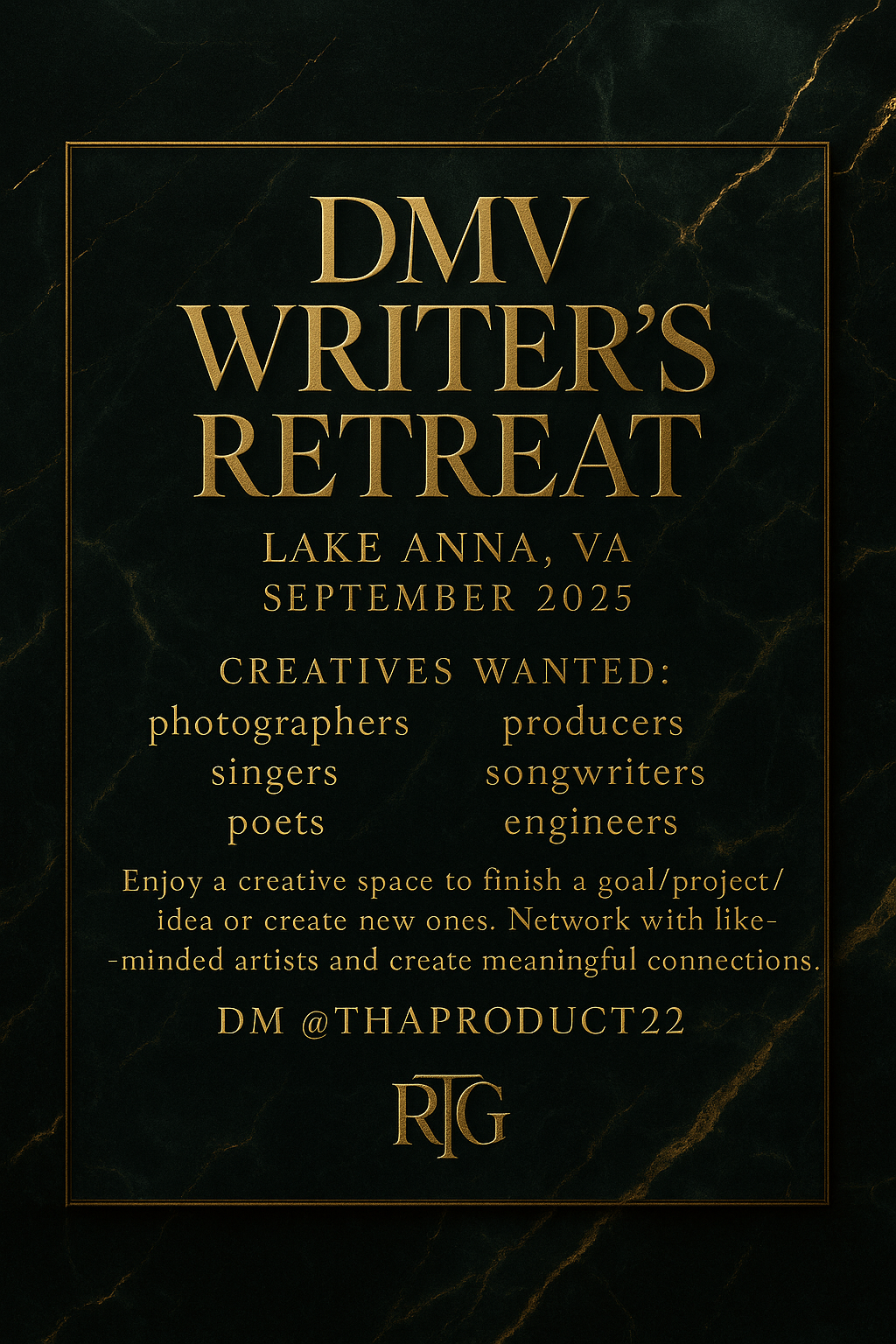 DMV Writer’s Retreat